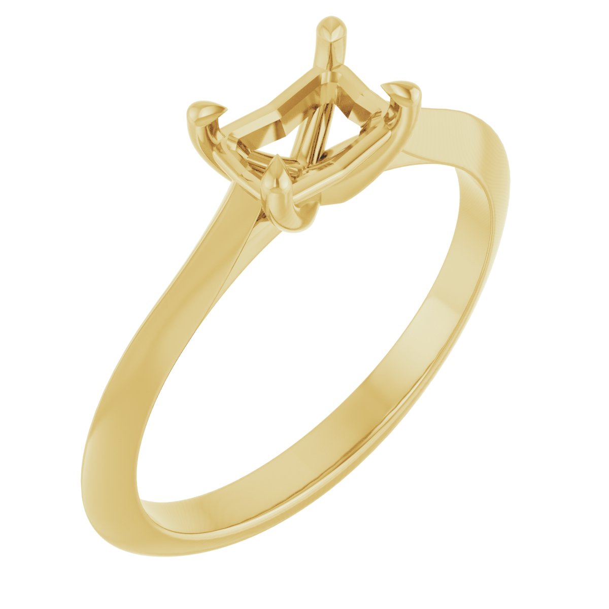 Claw-Prong Solitaire Engagement Ring