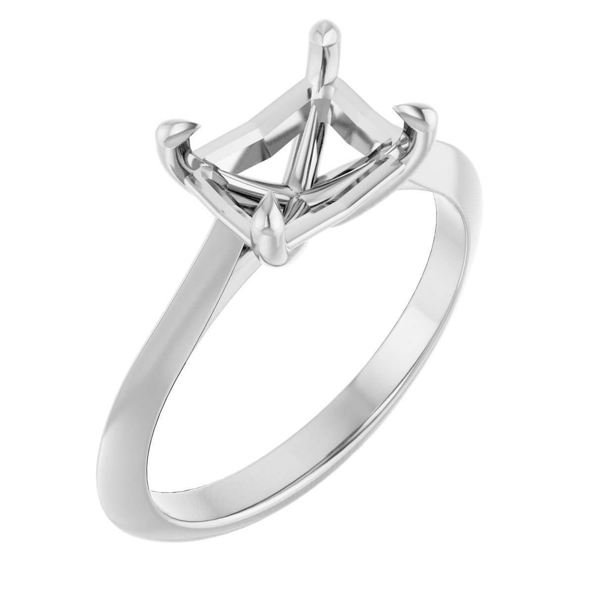 Claw-Prong Solitaire Engagement Ring