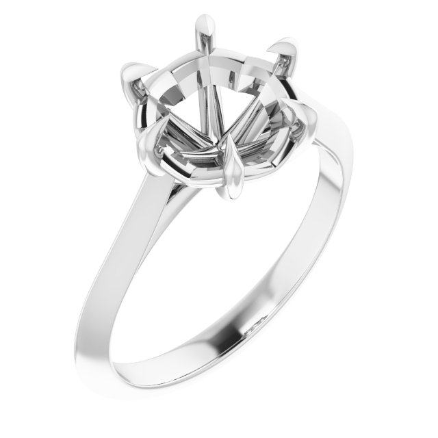 Claw-Prong Solitaire Engagement Ring