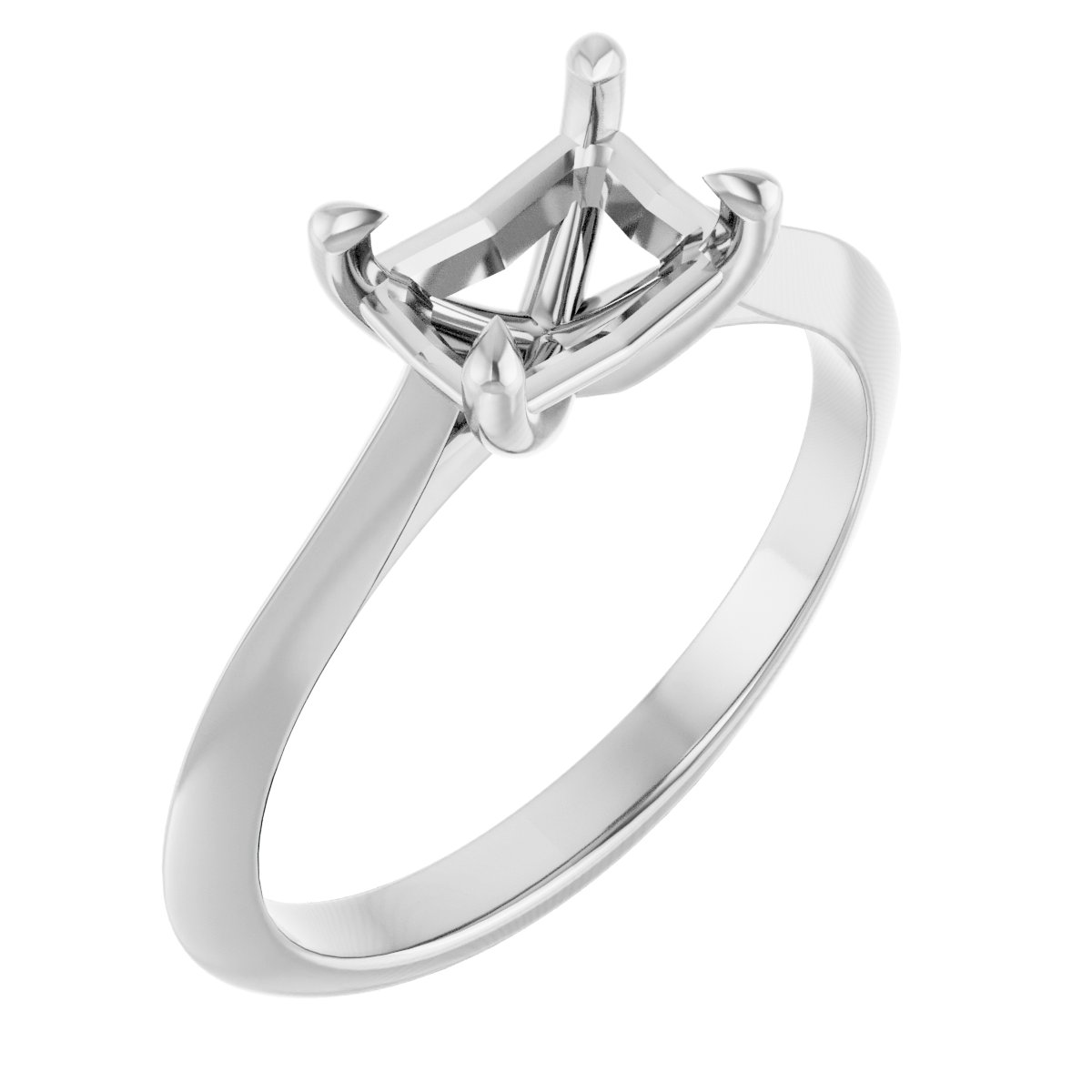 Claw-Prong Solitaire Engagement Ring