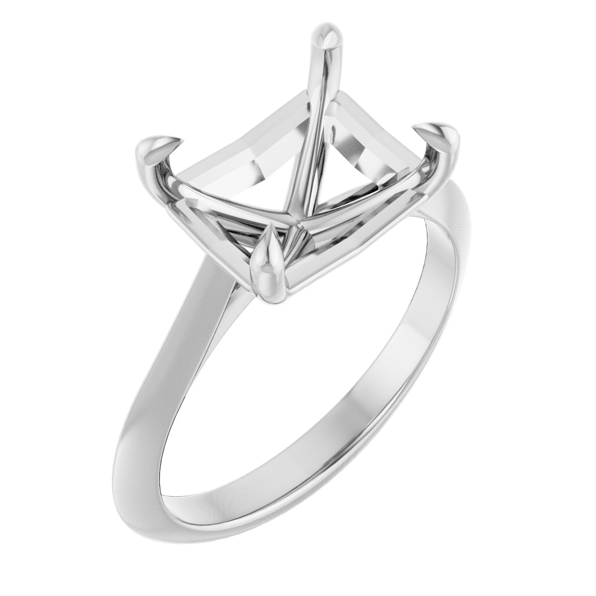 Claw-Prong Solitaire Engagement Ring