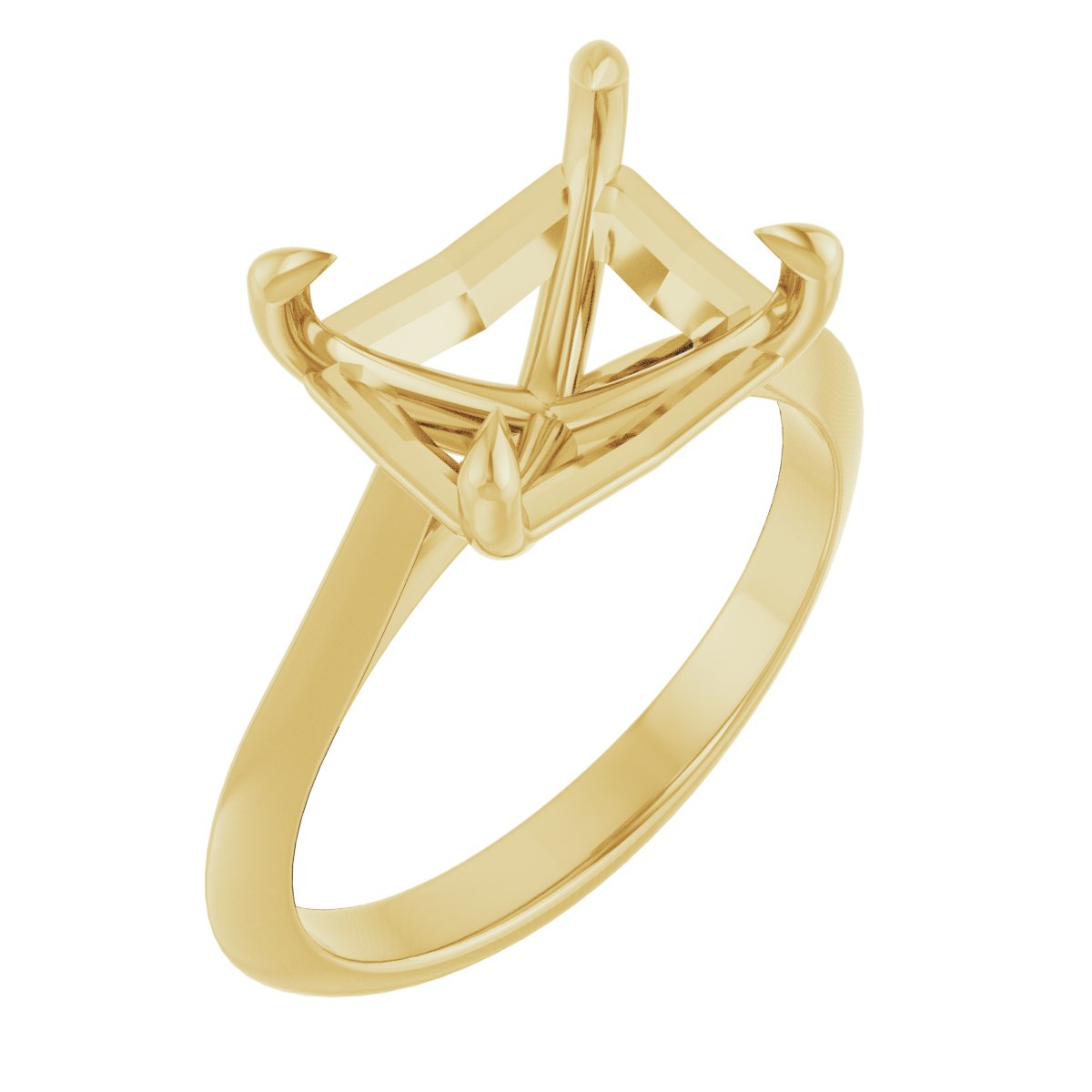 Claw-Prong Solitaire Engagement Ring