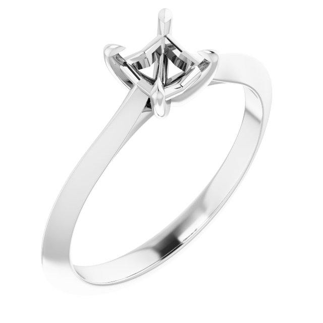 Claw-Prong Solitaire Engagement Ring