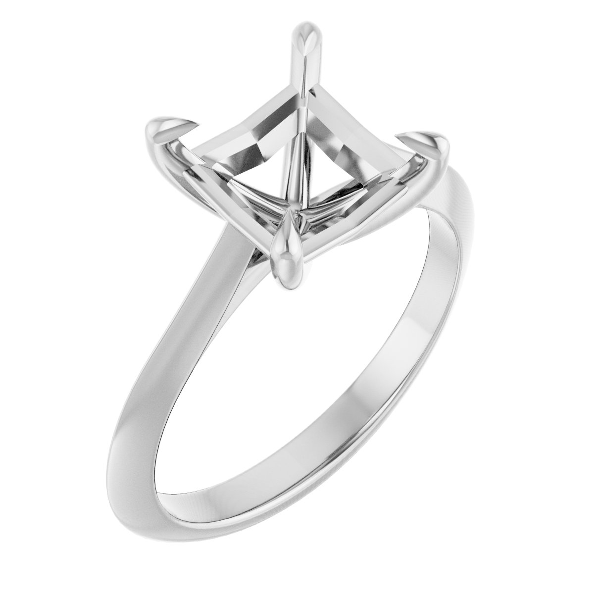 Claw-Prong Solitaire Engagement Ring