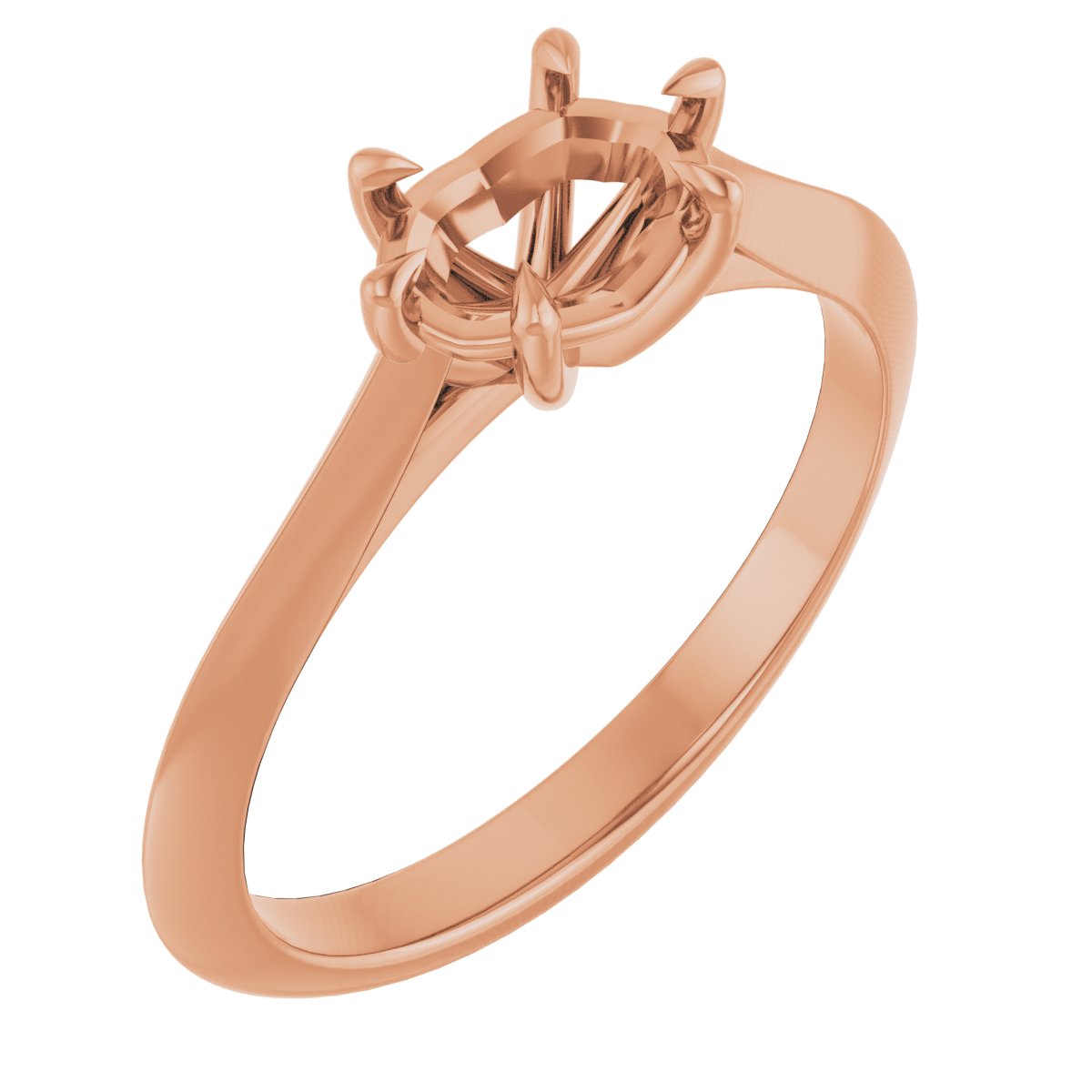 Claw-Prong Solitaire Engagement Ring