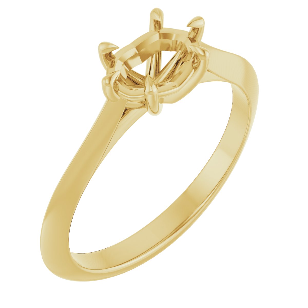 Claw-Prong Solitaire Engagement Ring