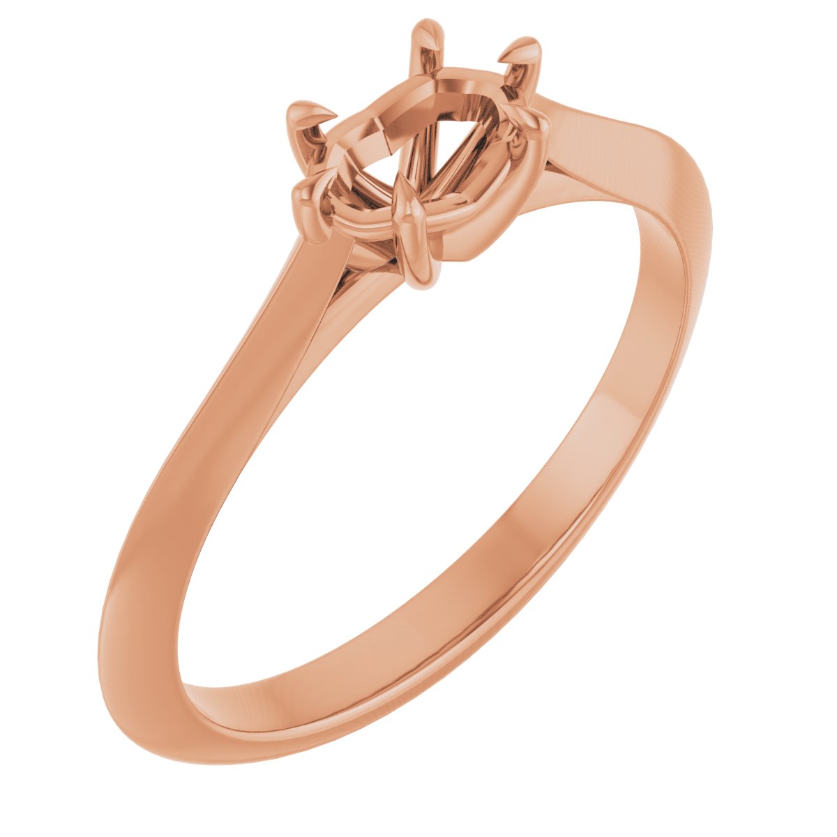 Claw-Prong Solitaire Engagement Ring