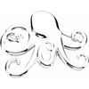 14K White 51x46.5 mm Octopus Brooch or Pendant Ref. 2436785