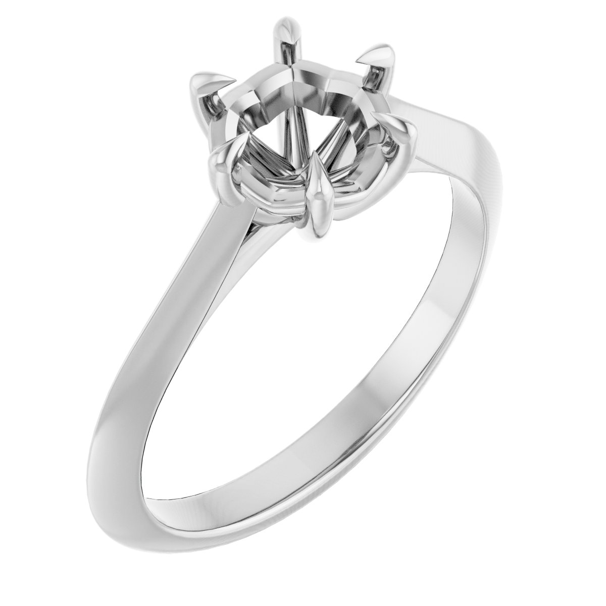Claw-Prong Solitaire Engagement Ring