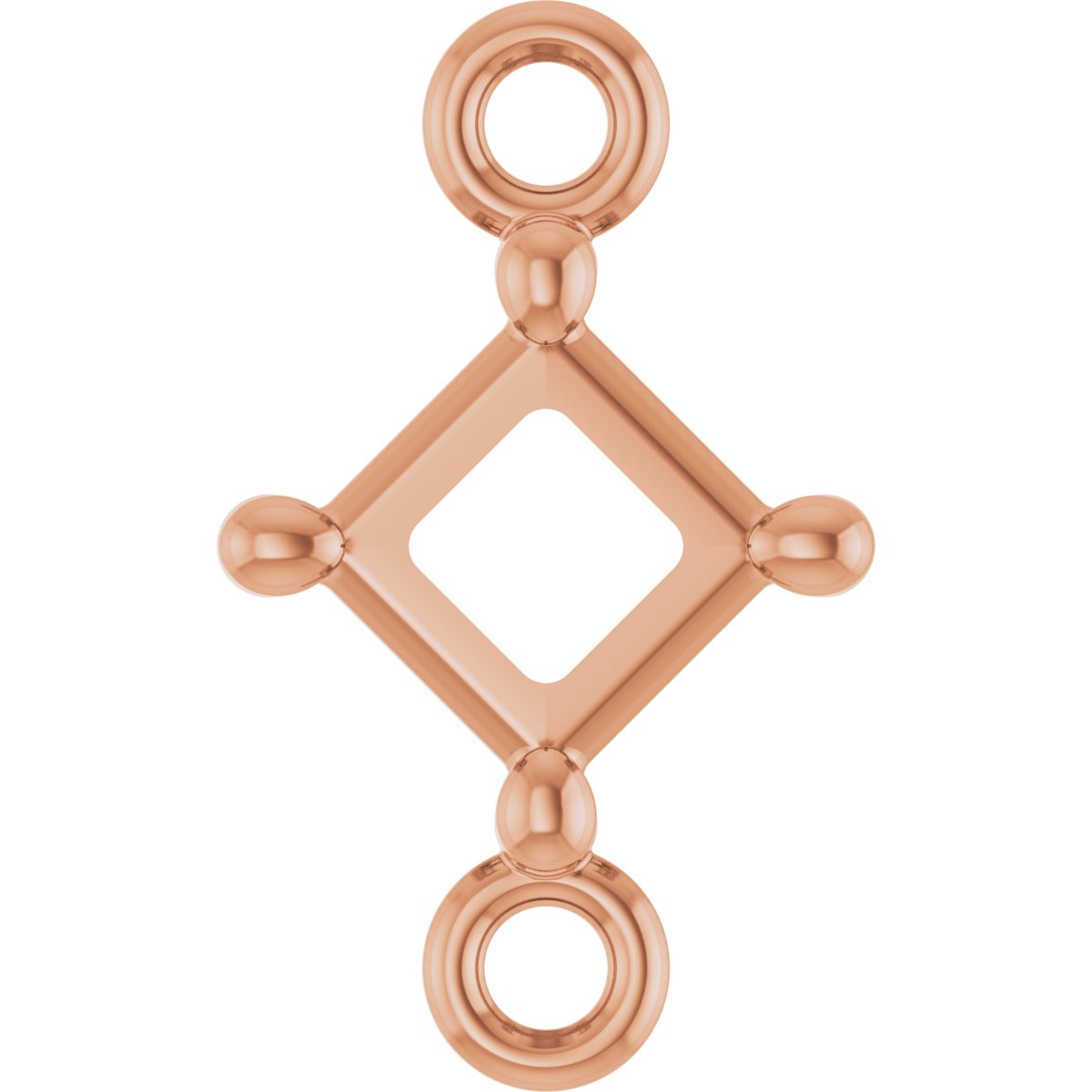 Petite Pavé® Solitaire Link