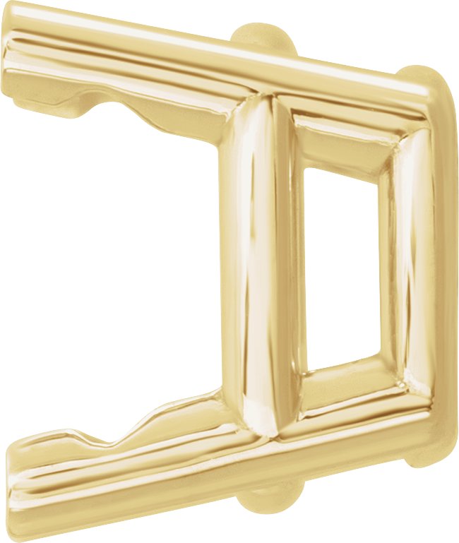 Pre-Notched Earring Setting
