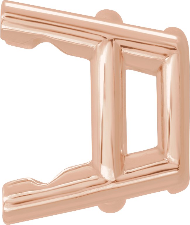 Pre-Notched Earring Setting