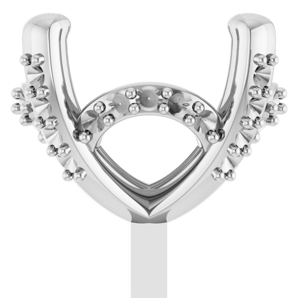 Hidden Halo-Style Peg Setting