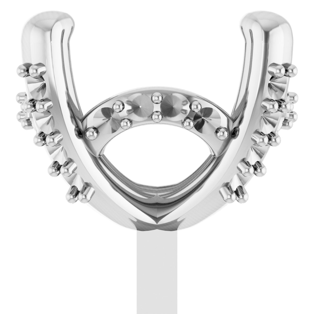 Hidden Halo-Style Peg Setting