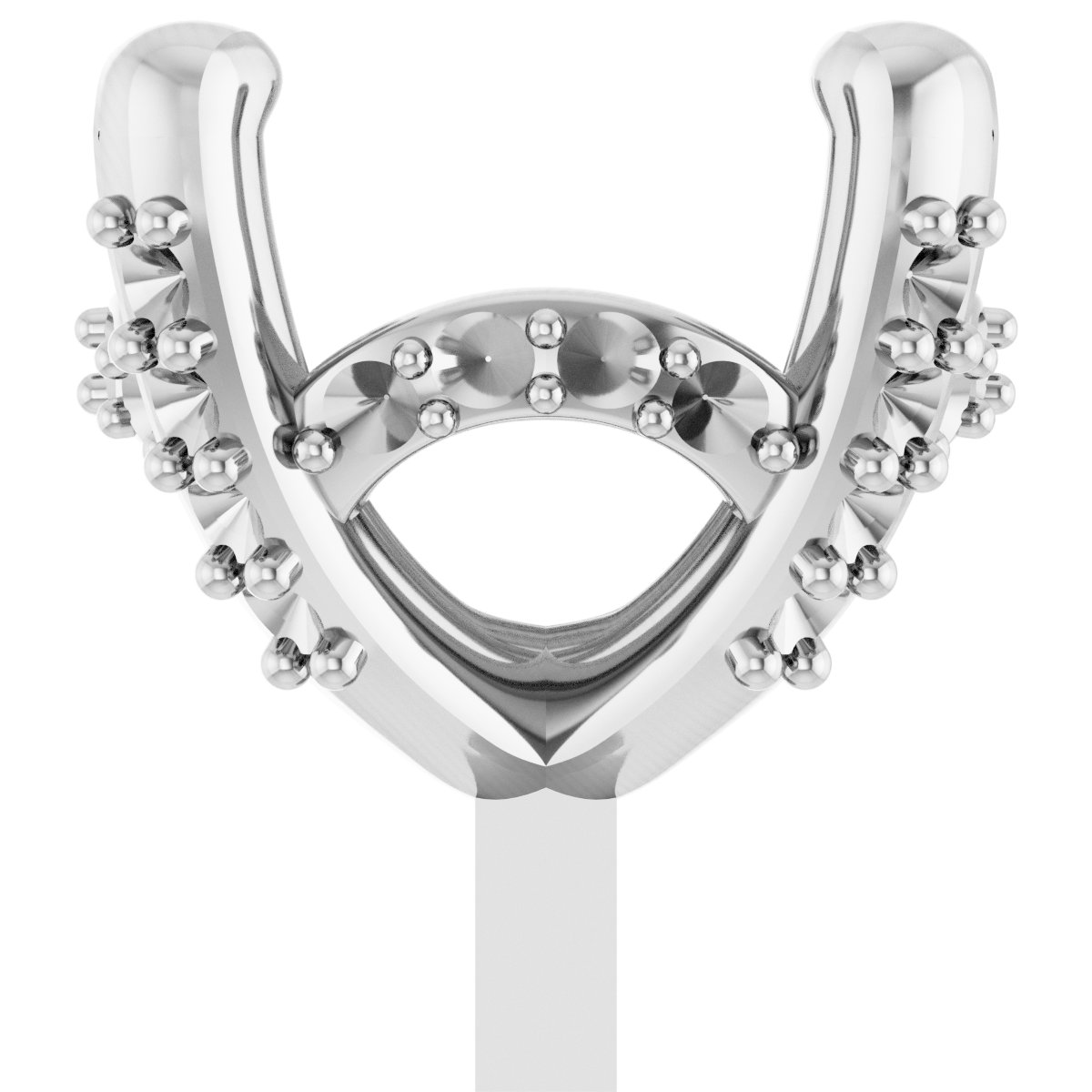 Hidden Halo-Style Peg Setting