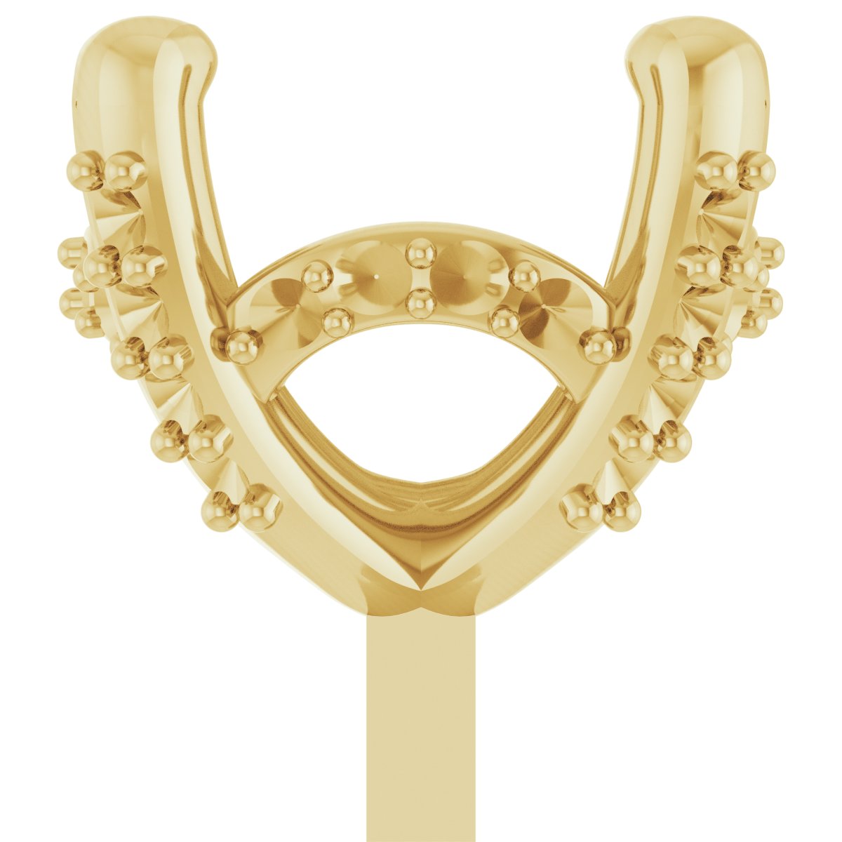 Hidden Halo-Style Peg Setting