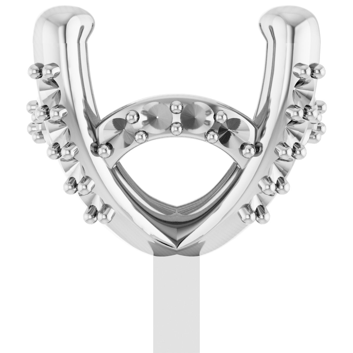 Hidden Halo-Style Peg Setting
