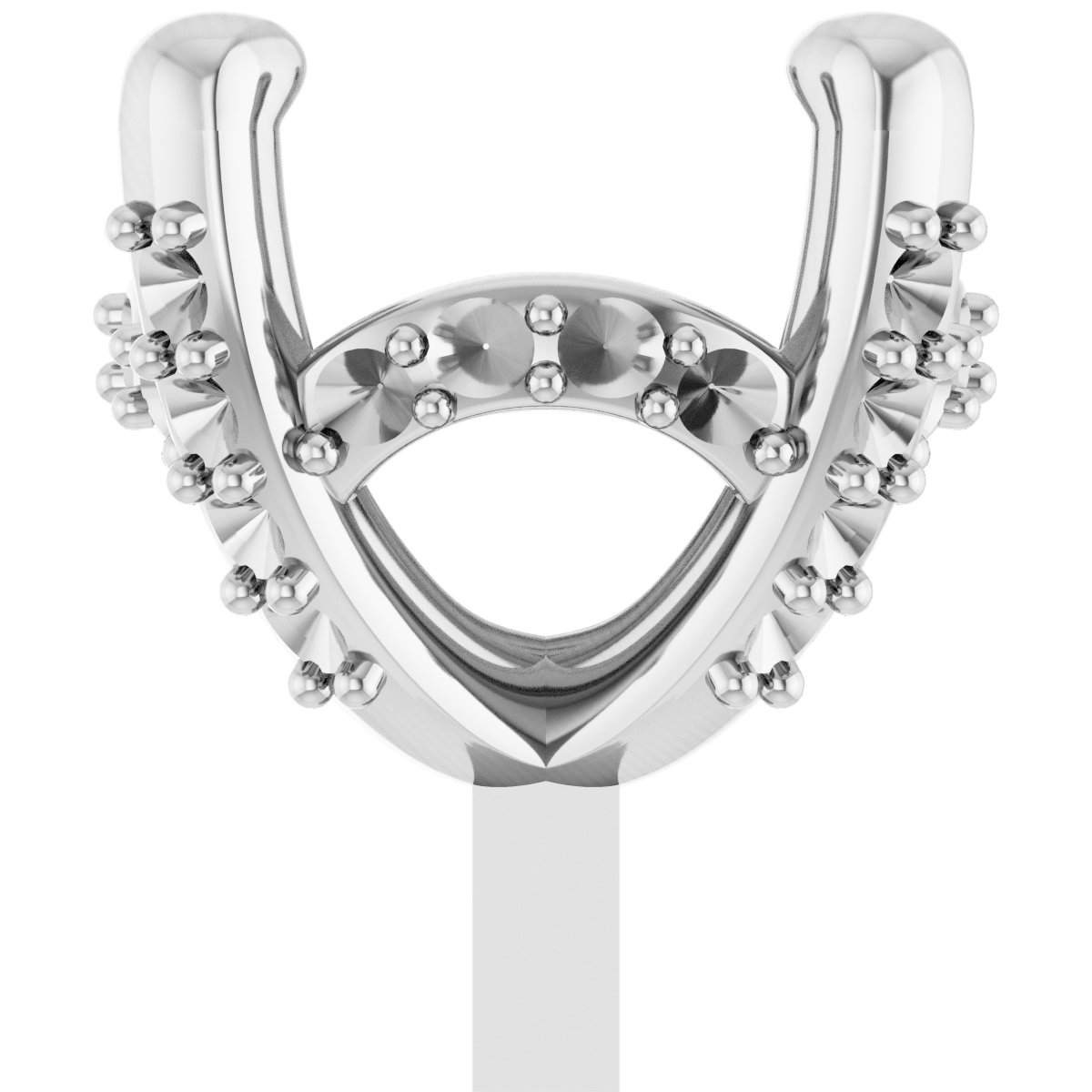 Hidden Halo-Style Peg Setting