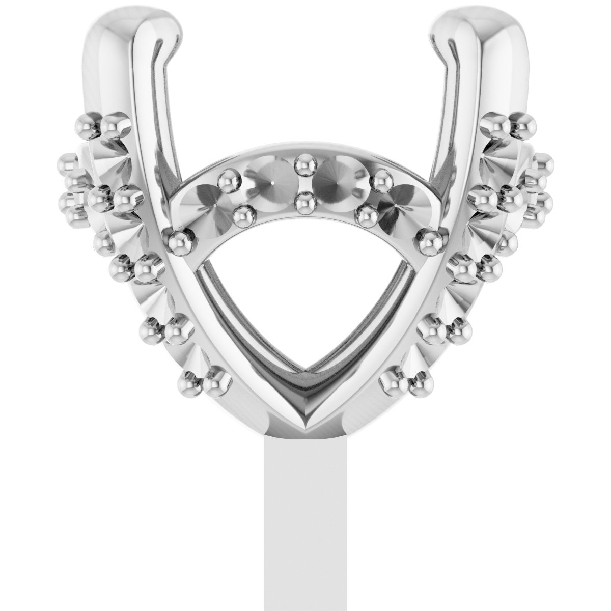 Hidden Halo-Style Peg Setting