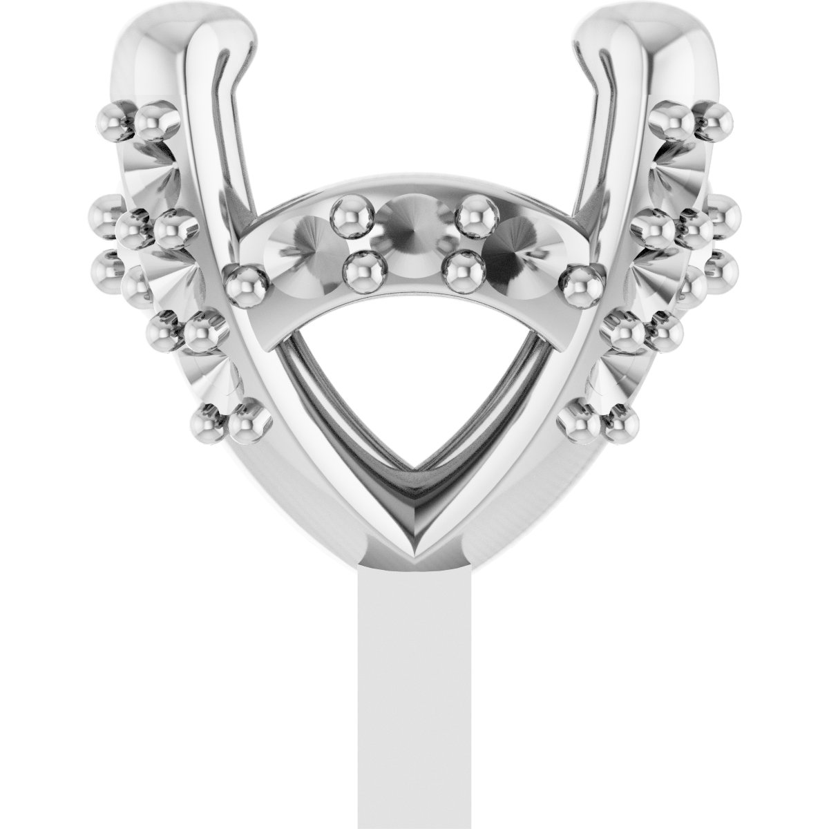 Hidden Halo-Style Peg Setting