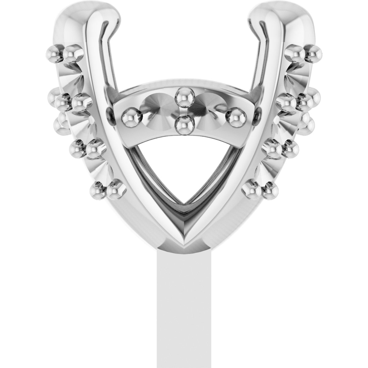 Hidden Halo-Style Peg Setting