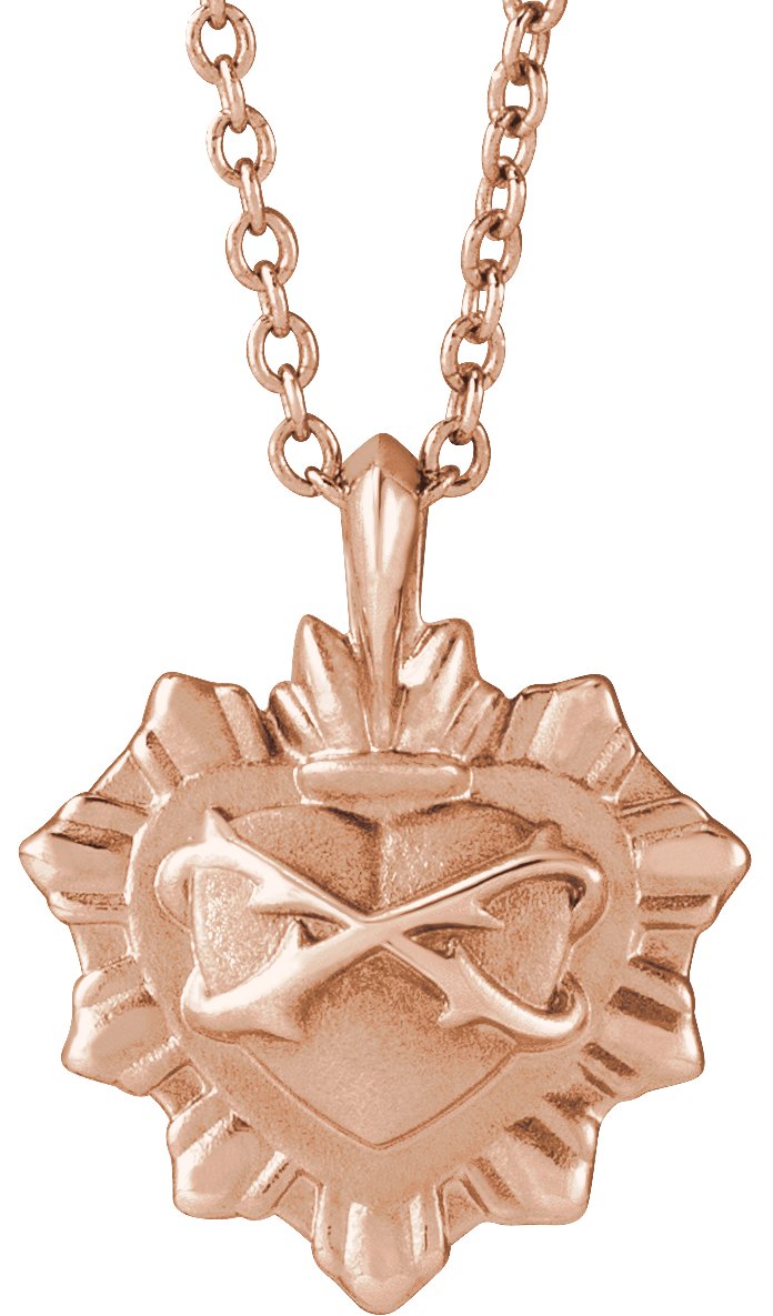 Sacred Heart Necklace or Pendant