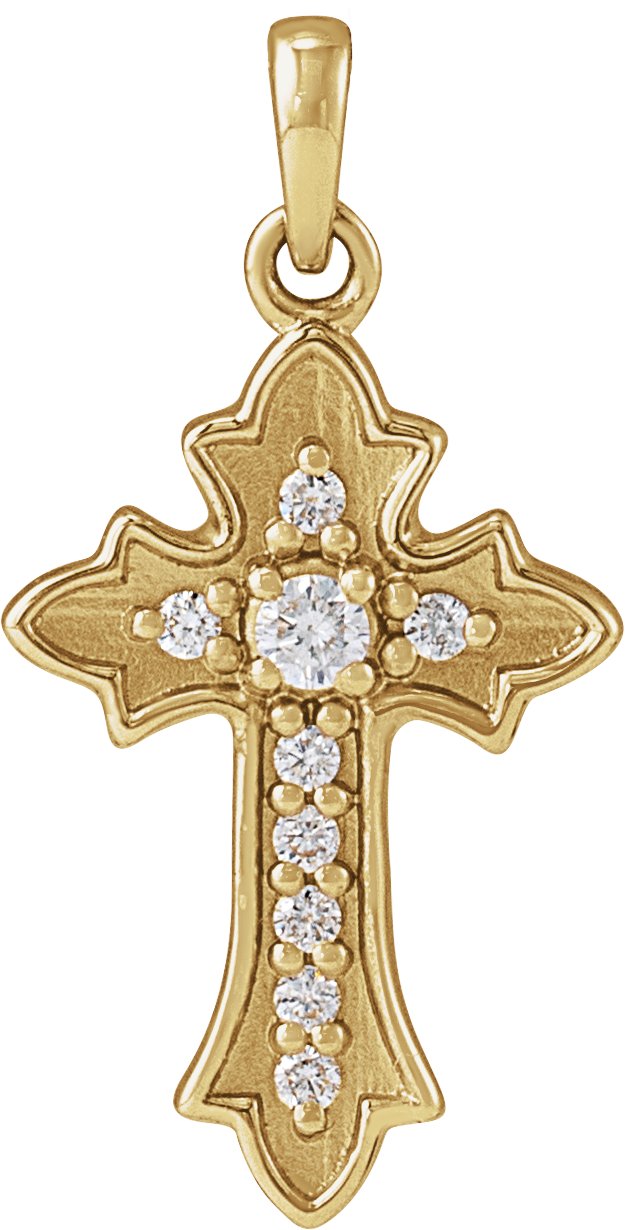 Vintage-Inspired Cross Necklace or Pendant