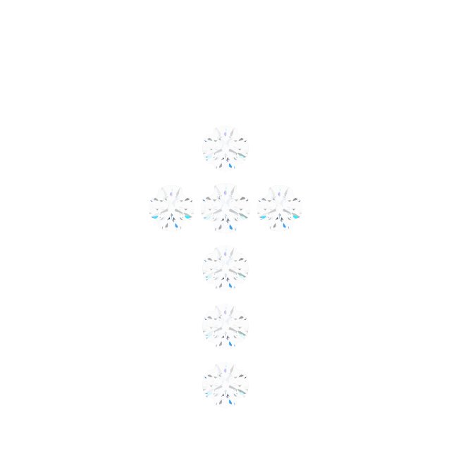 Petite Pavé® Cross Dangle