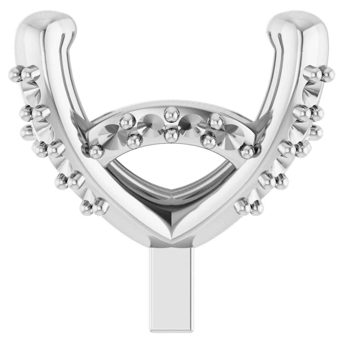 Hidden Halo-Style Peg Setting