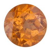 Round Genuine Orange Garnet (Notable Gems®)