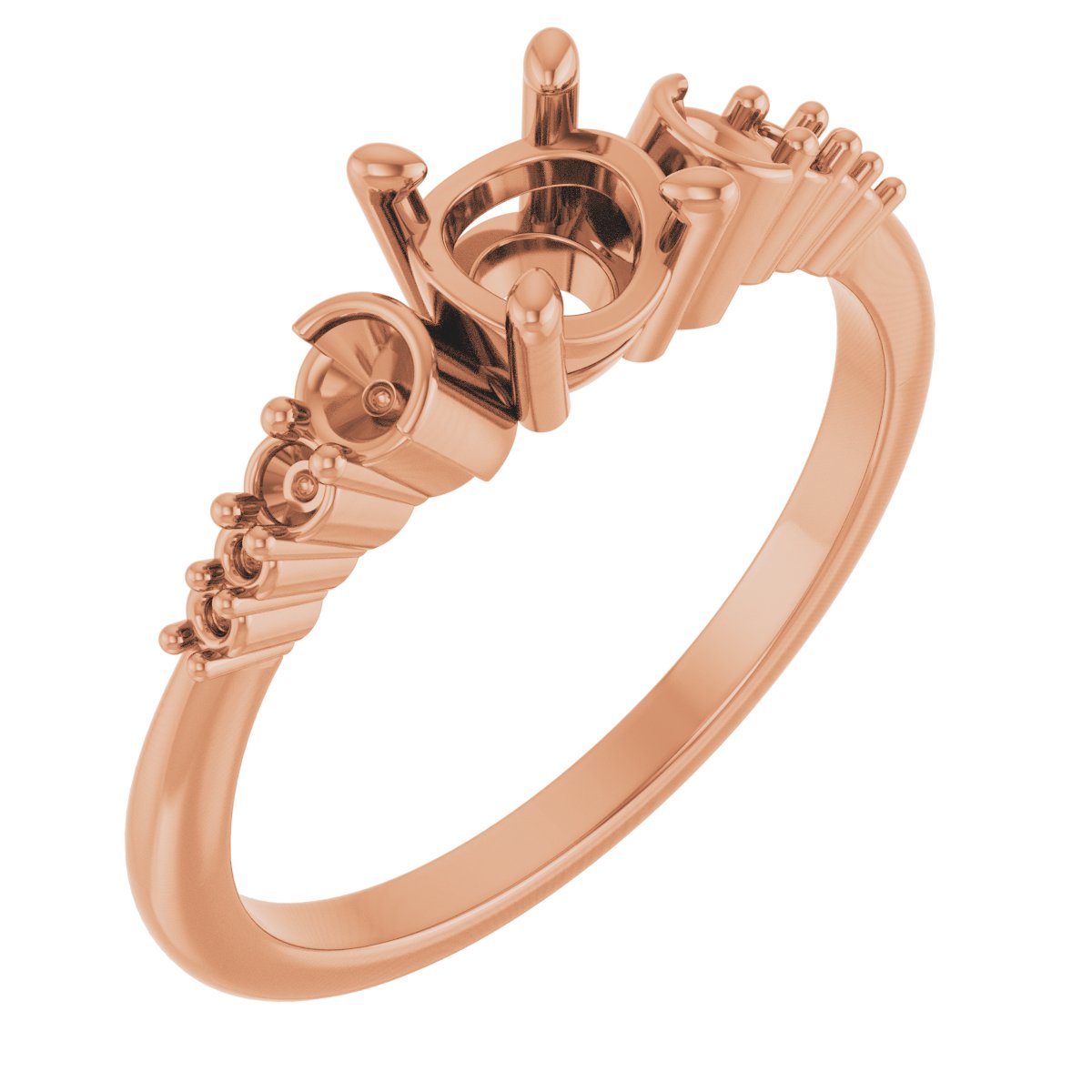 Accented Engagement Ring or Band
