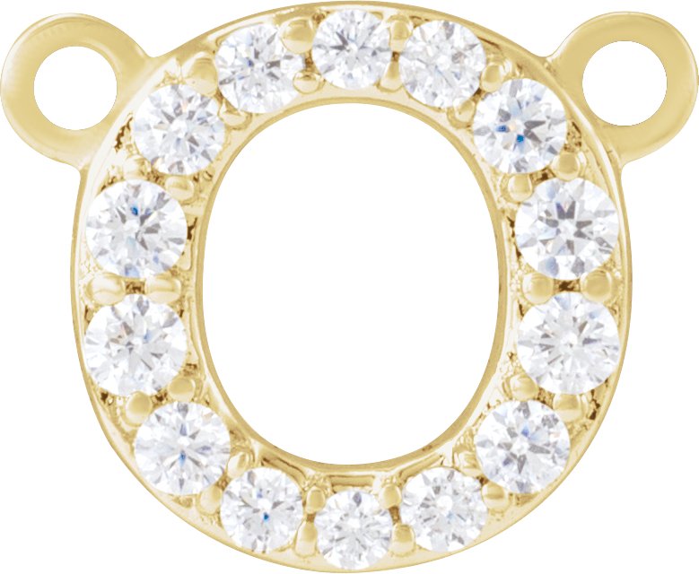 Initial Necklace Center