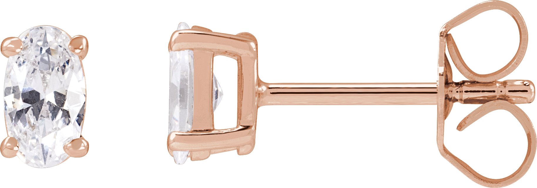 Lab-Grown Diamond Stud Earrings