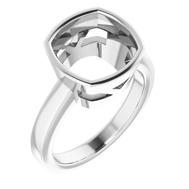 Bezel-Set Solitaire Ring