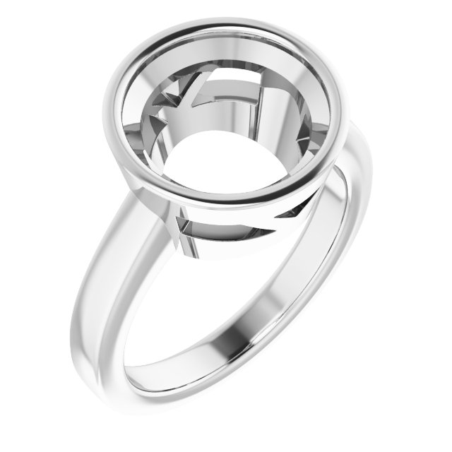 Bezel-Set Solitaire Ring