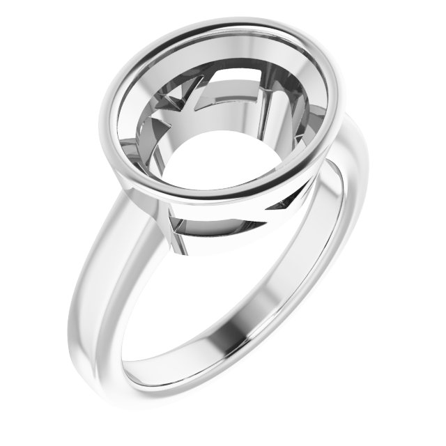 Bezel-Set Solitaire Ring
