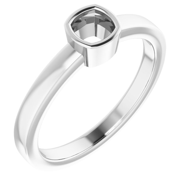 Bezel-Set Solitaire Ring