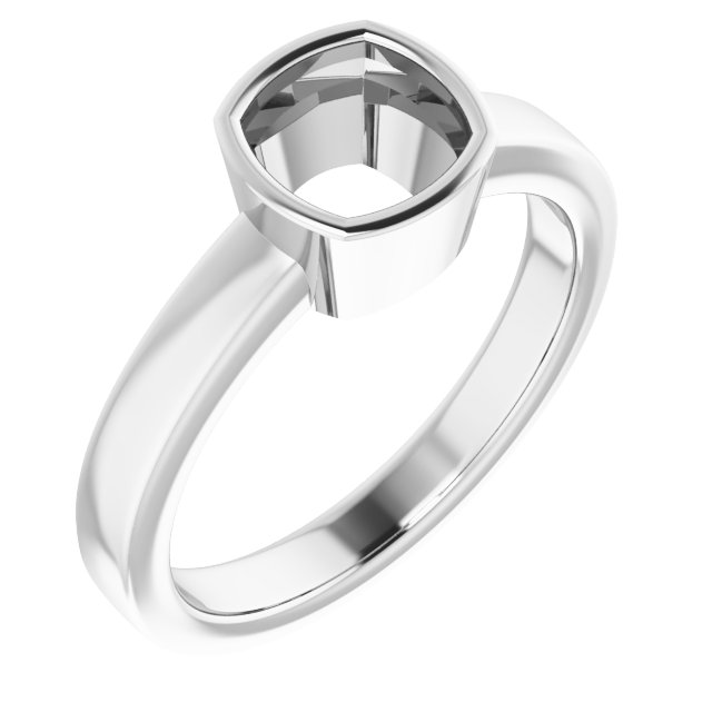 Bezel-Set Solitaire Ring