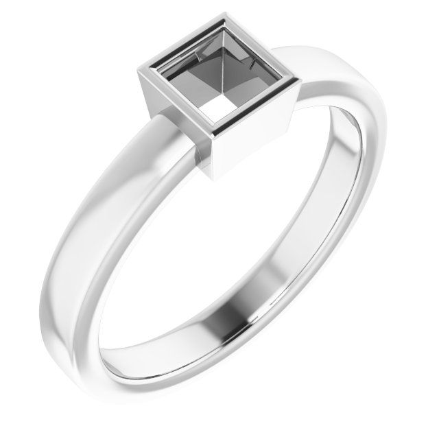Bezel-Set Solitaire Ring