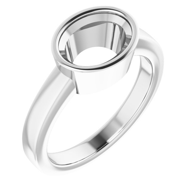 Bezel-Set Solitaire Ring