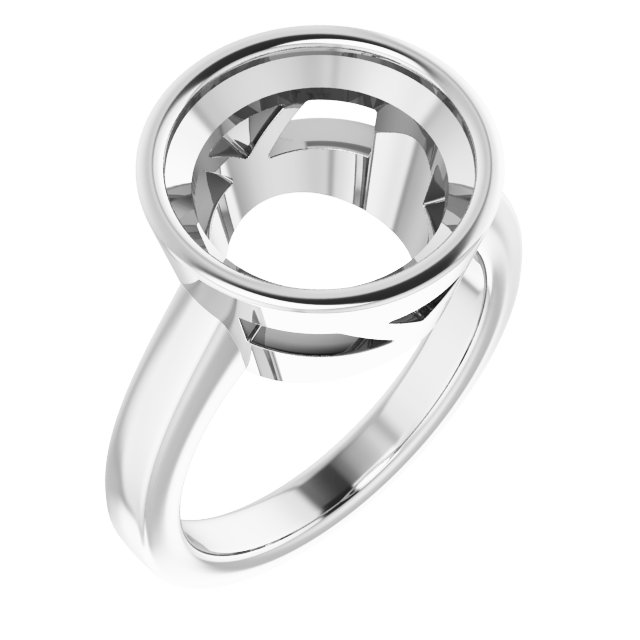 Bezel-Set Solitaire Ring