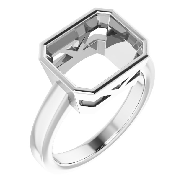 Bezel-Set Solitaire Ring
