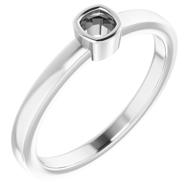 Bezel-Set Solitaire Ring