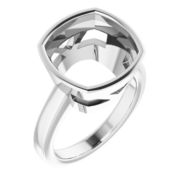Bezel-Set Solitaire Ring