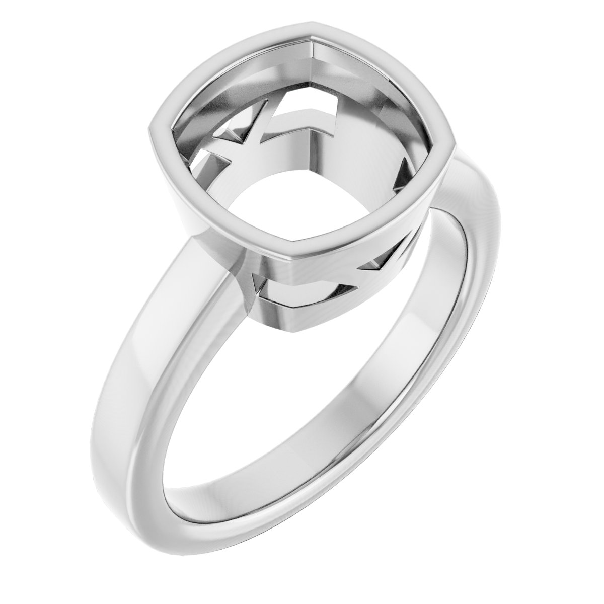 Bezel-Set Solitaire Ring