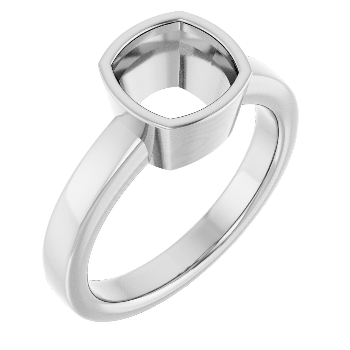 Bezel-Set Solitaire Ring