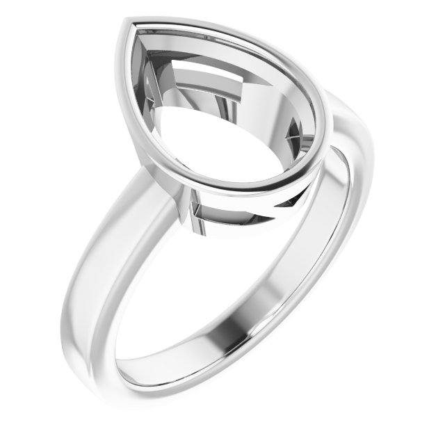 Bezel-Set Solitaire Ring