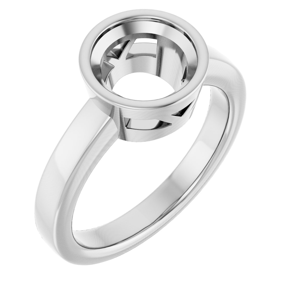 Bezel-Set Solitaire Ring