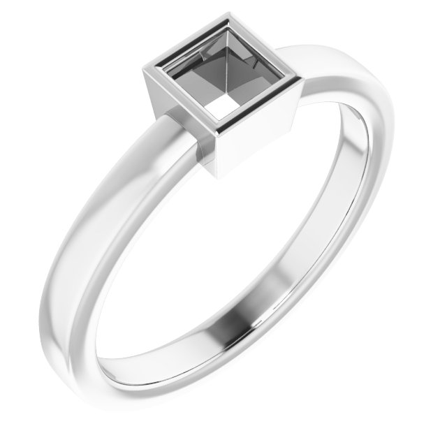 Bezel-Set Solitaire Ring