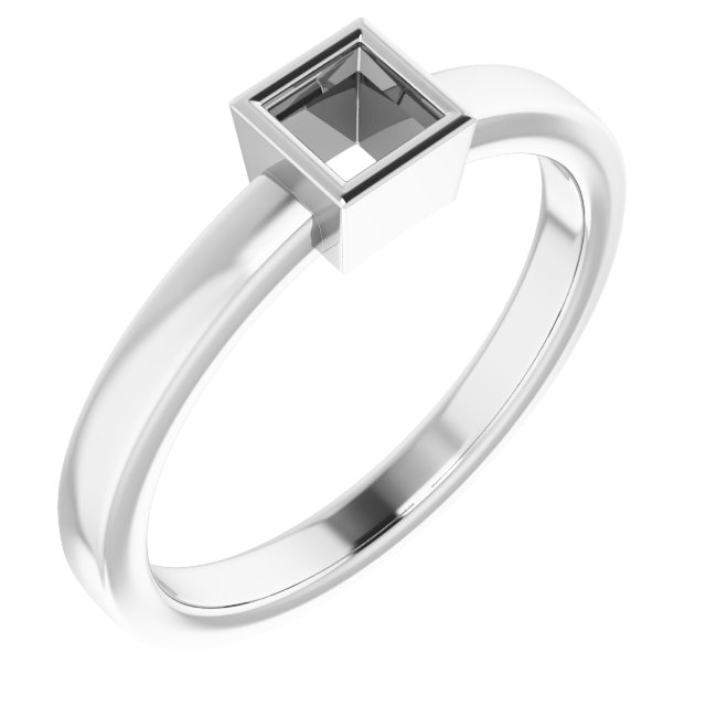 Bezel-Set Solitaire Ring